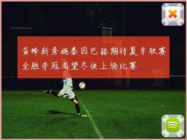 黄蜂新秀施泰因巴赫期待夏季联赛全胜夺冠渴望尽快上场比赛